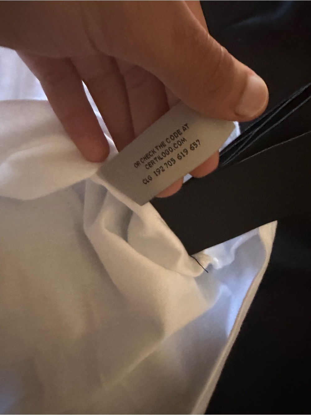 Palm Angels White Crew Neck T-Shirt - Picture 7 of 8